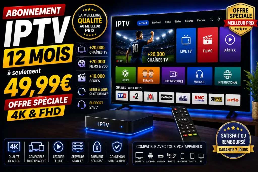 Abonnement IPTV